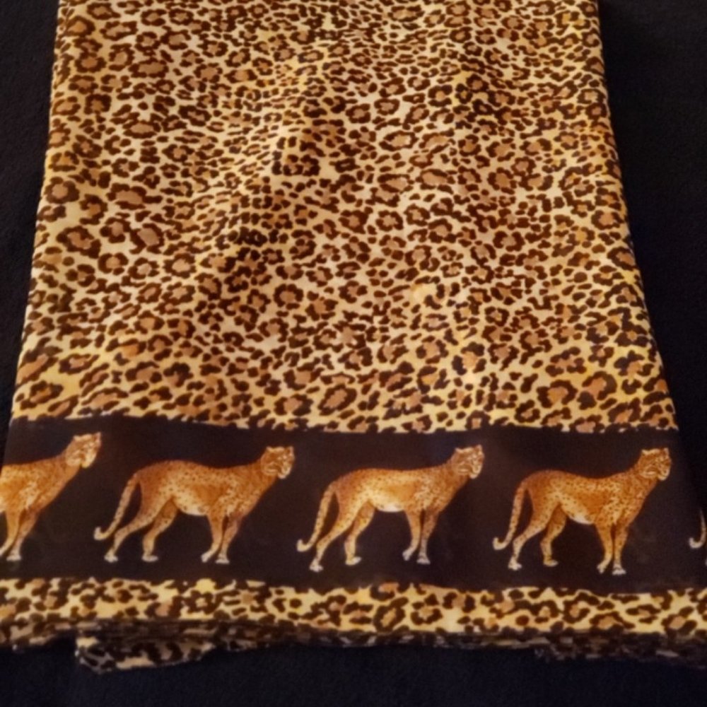 Leopard Print Wrap - image 1